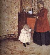 Edouard Vuillard Wife and children china oil painting artist